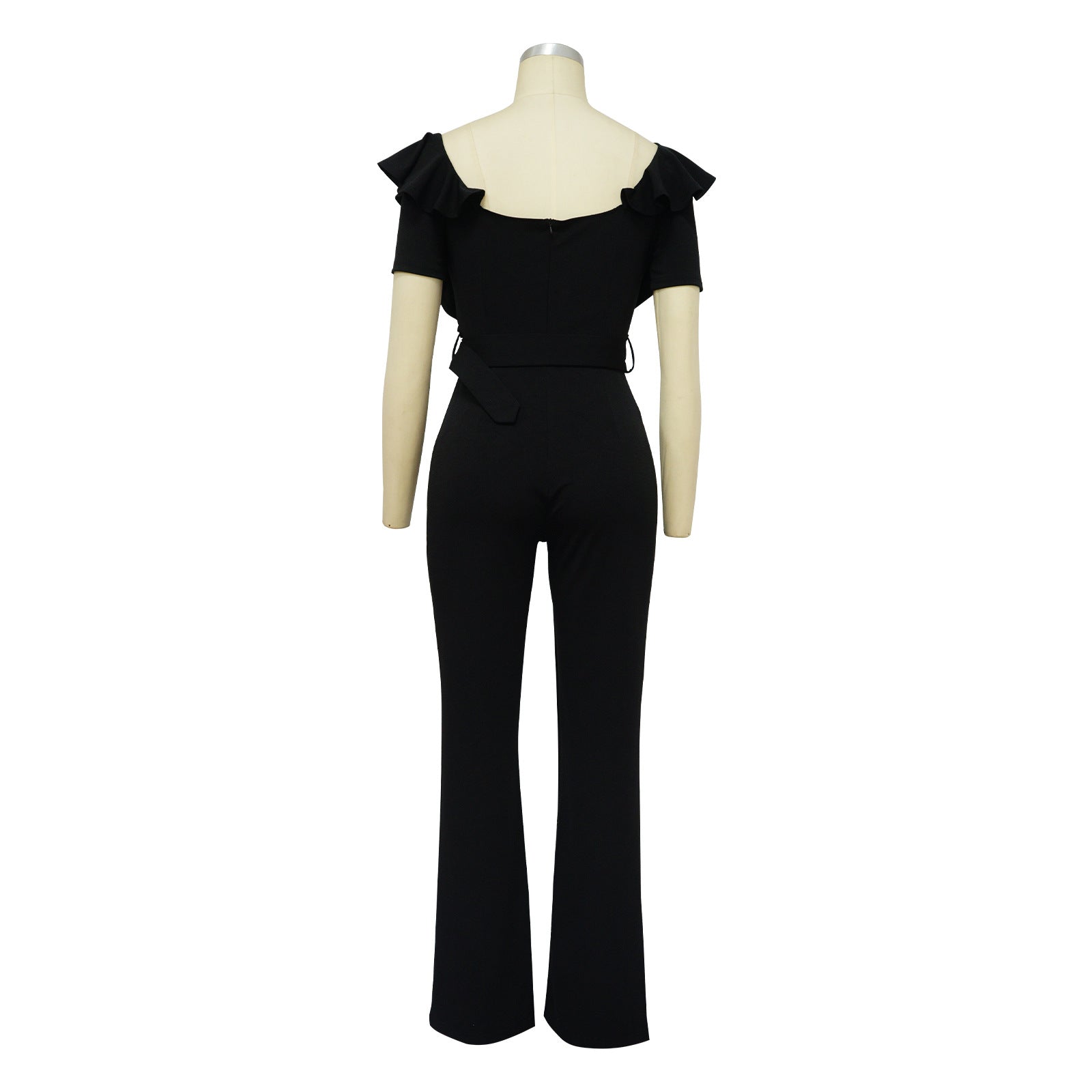 Women's v-neck ruffled sexy Slim Waist Jumpsuit for women 14