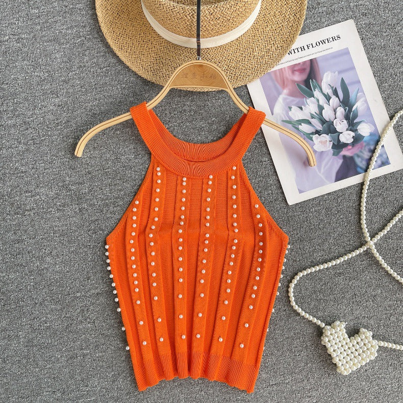 Women Sexy Off-Shoulder Halter Neck Camisole 6