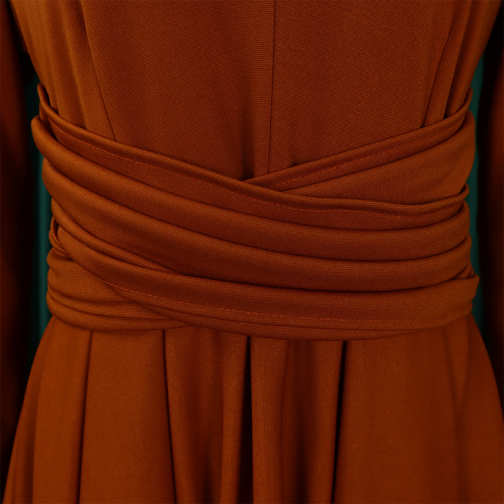 Women's Fashion Chic Pleated African Plus Size Swing Dress 26