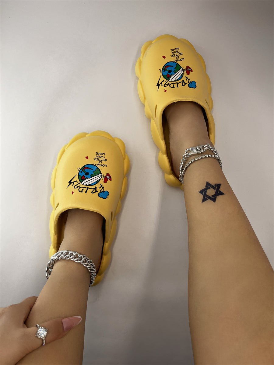 Spring And Summer Women's Shoes Sandals And Slippers Couple Eva Waterproof Women Slippers 99