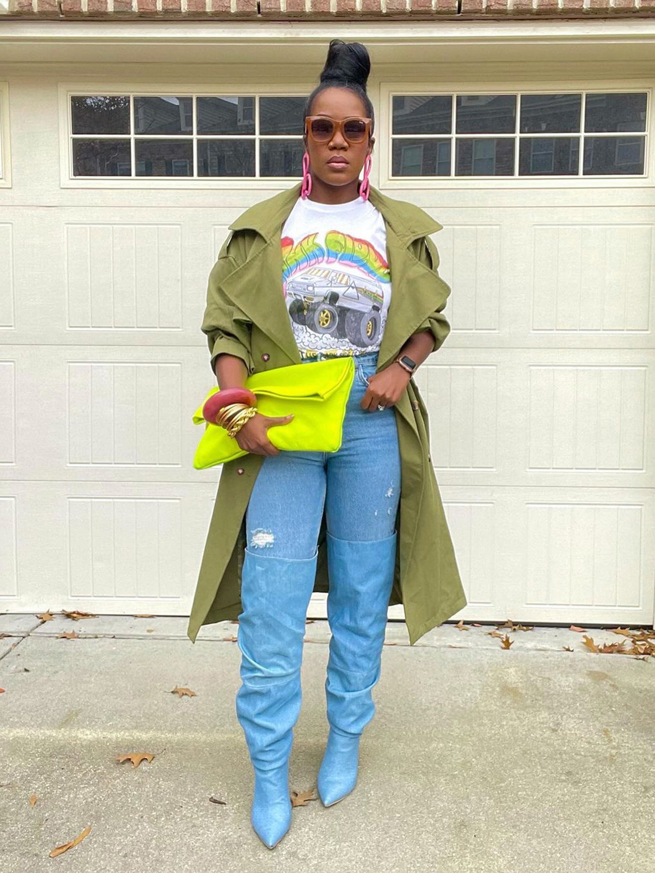 Women Oversized Trench Coat Maxi Turndown Collar Coat 7