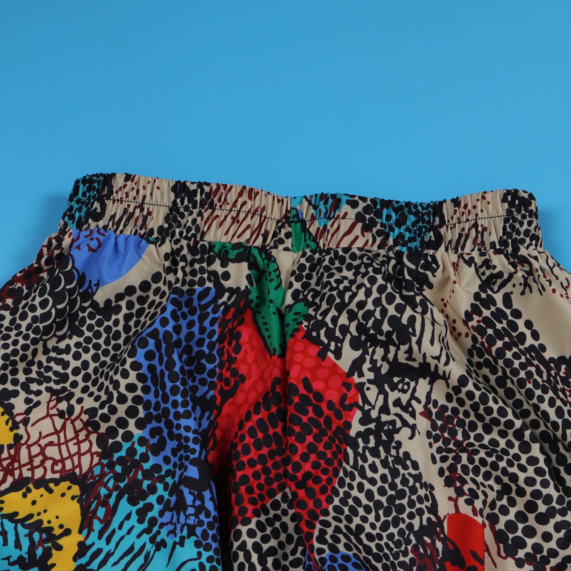 Women Sexy Printed Top and Loose Wide Leg Pants Two-piece Set 26