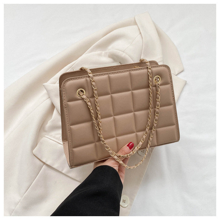 Women Retro Chain Solid Shoulder Bag 20