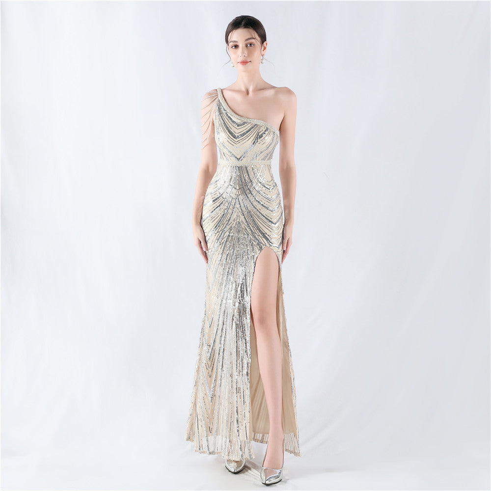 Plus Size Women 3xl4xl Sequins Plus Formal Party Maxi Evening Dress 8