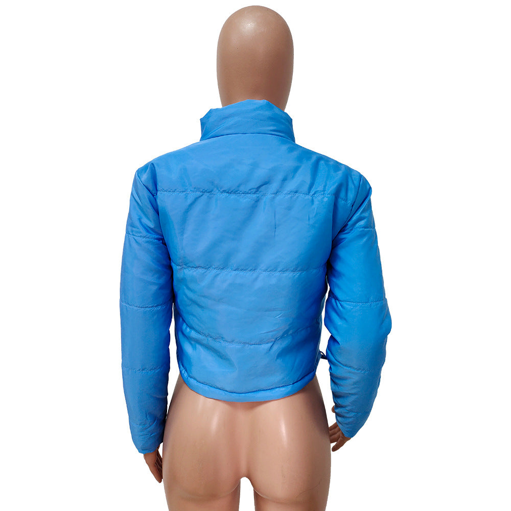 Women Winter Casual Solid Padded Jacket 33