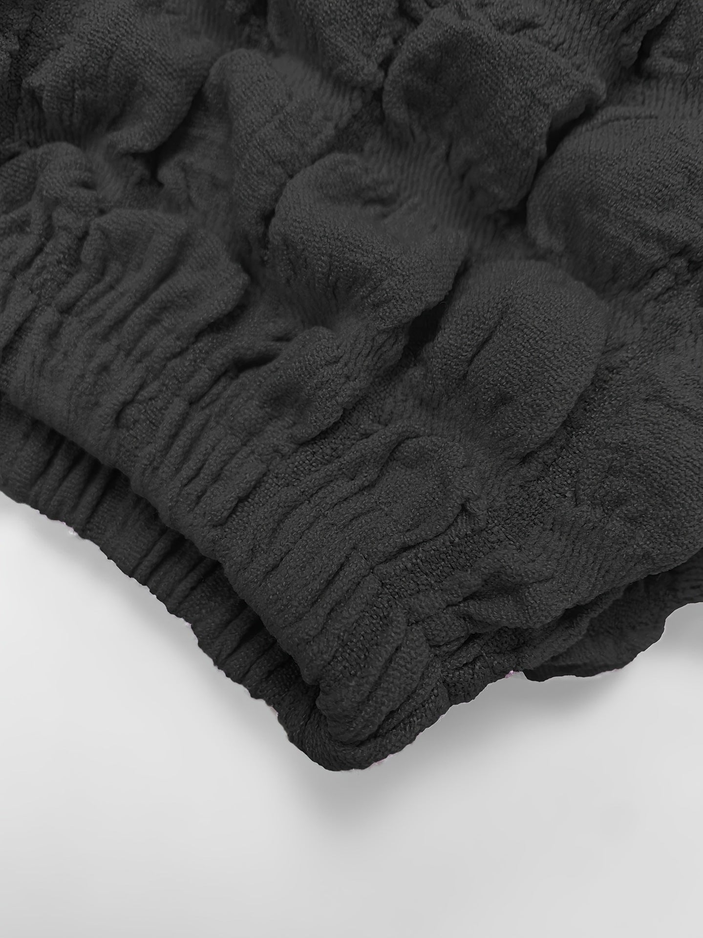 Plus Size Solid Color Bubble Bat Sleeves Top and Skirt Two-Piece Set 20