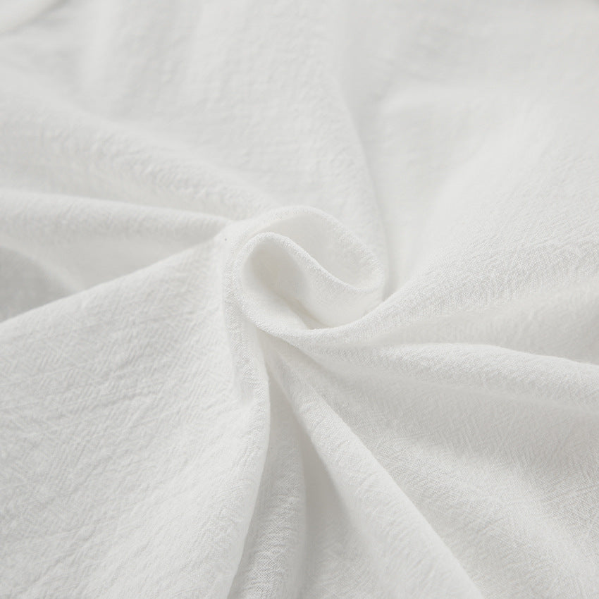 Women Lace Sexy V-Neck Retro Ruffle Shirt 21