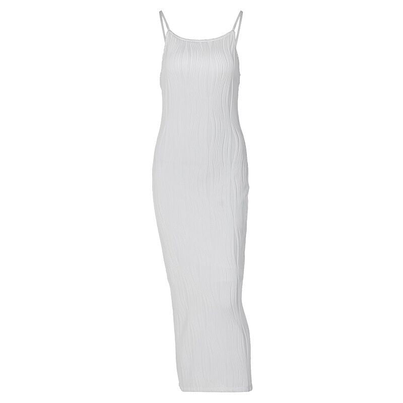 Women's Summer Straps Fashionable Sleeveless Slim Long Dress For Women 7