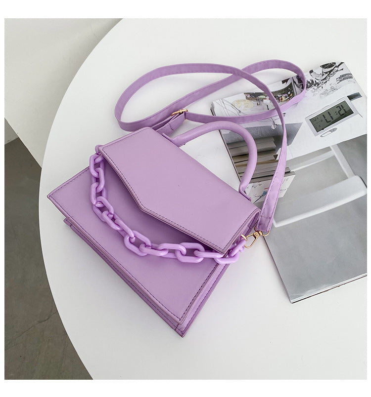 Women Simple Handbag Candy Shoulder Crossbody Bag 50