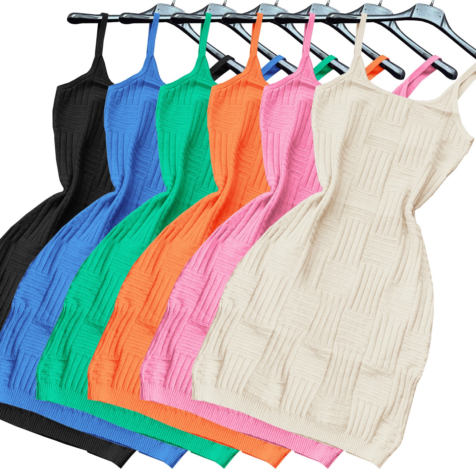 Women Sleeveless Sling Bodycon Dress