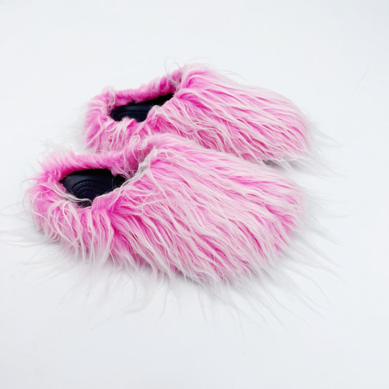 Plush Slippers For Men And Women Autumn Winter Slip-On Shoes 8