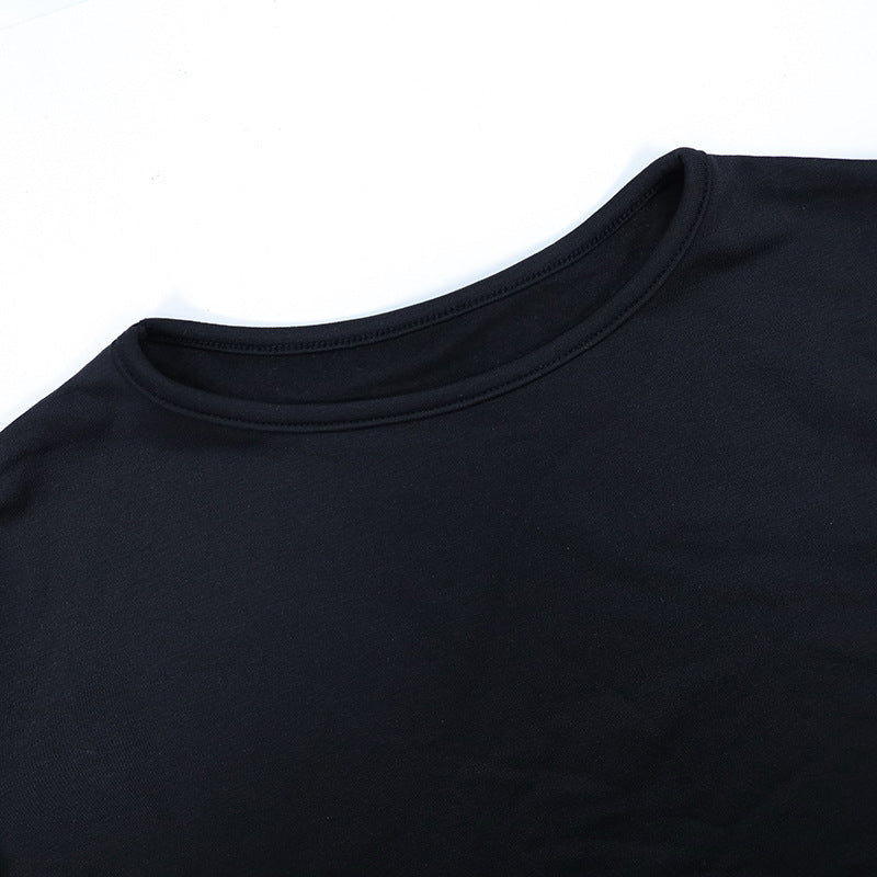 Women Fall Round Neck Long-Sleeved Top and Pants Two-Piece Set 13