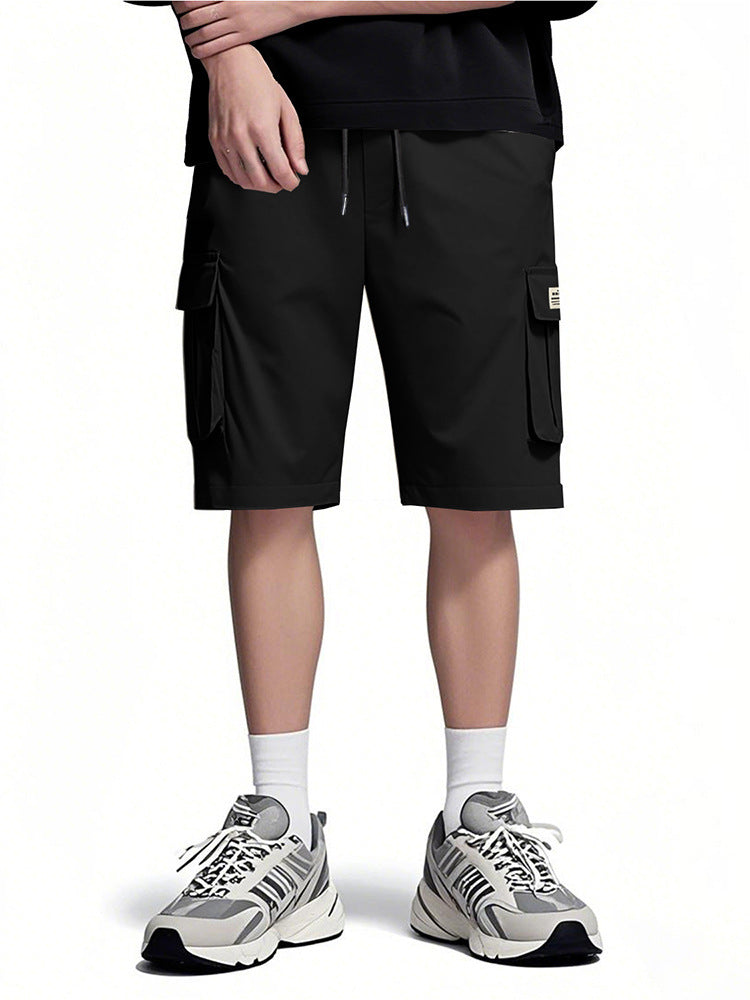Men's Summer Pocket Knee-Length Shorts
