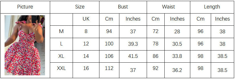 Women spring elegant floral suspender bow dress 6