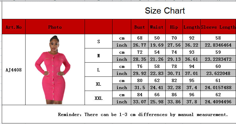 Women Round Neck Knitting Dress 20