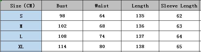 Autumn Women's Printed V-Neck Long Sleeve Fashion Long Dress 10