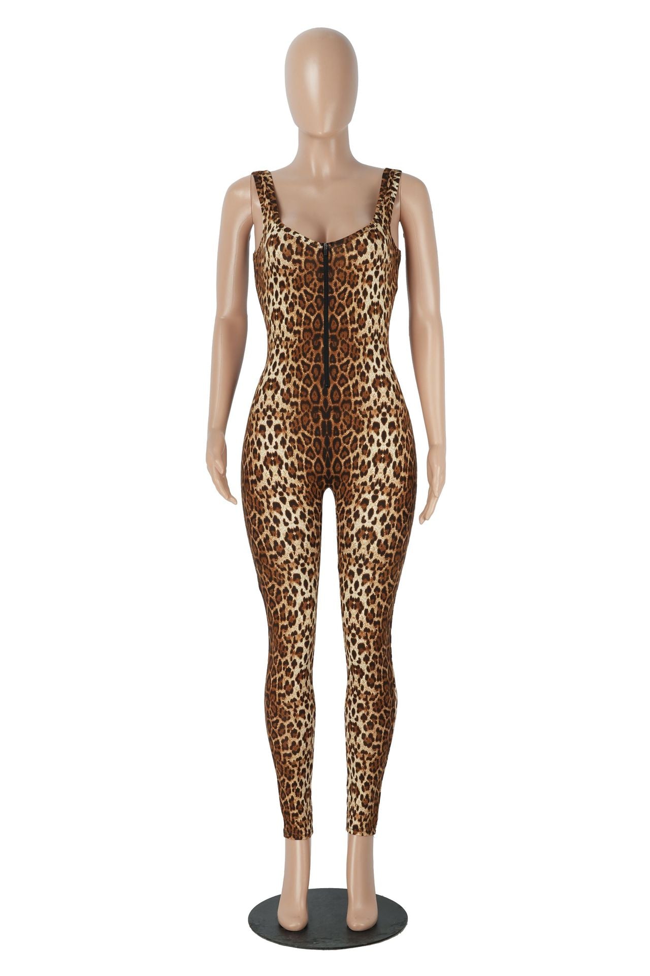 U Neck Print Jumpsuit Fashion Women's Nightclub Wear 13