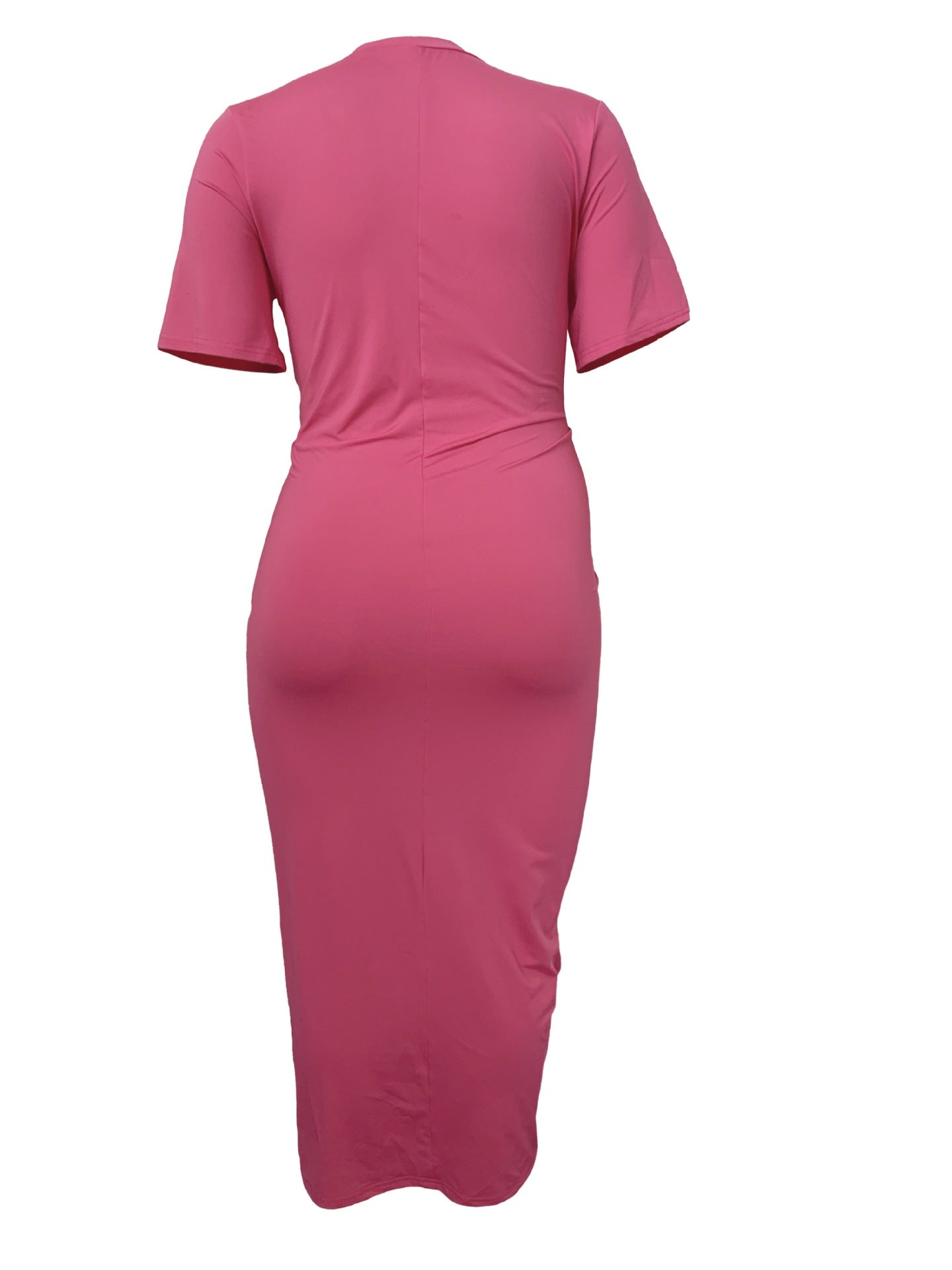 Plus Size Sexy Letter Printed Short Sleeve Casual Dress 3