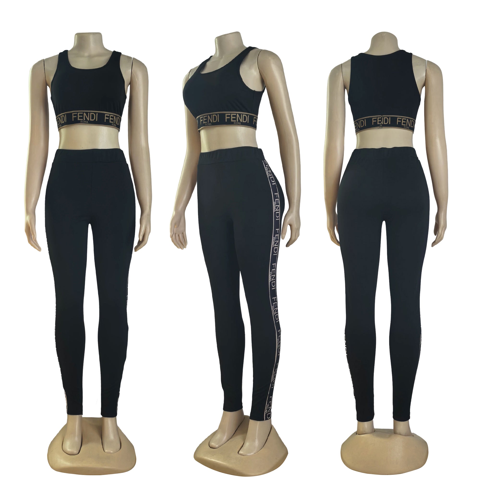 Women's Summer Fashion Sports Vest & Trousers Casual Two-Piece Set 7