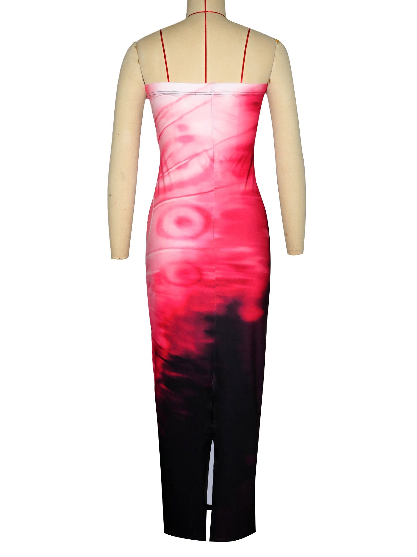 Summer Fashion Chic Elegant Floral Print Sleeveless Long Dress 10