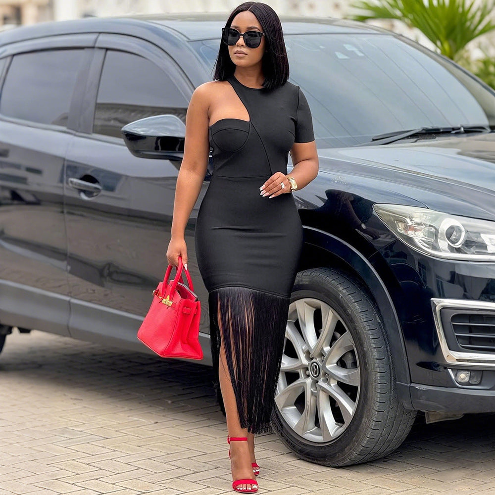 Sexy Summer Tassel Bodycon Dresses 7