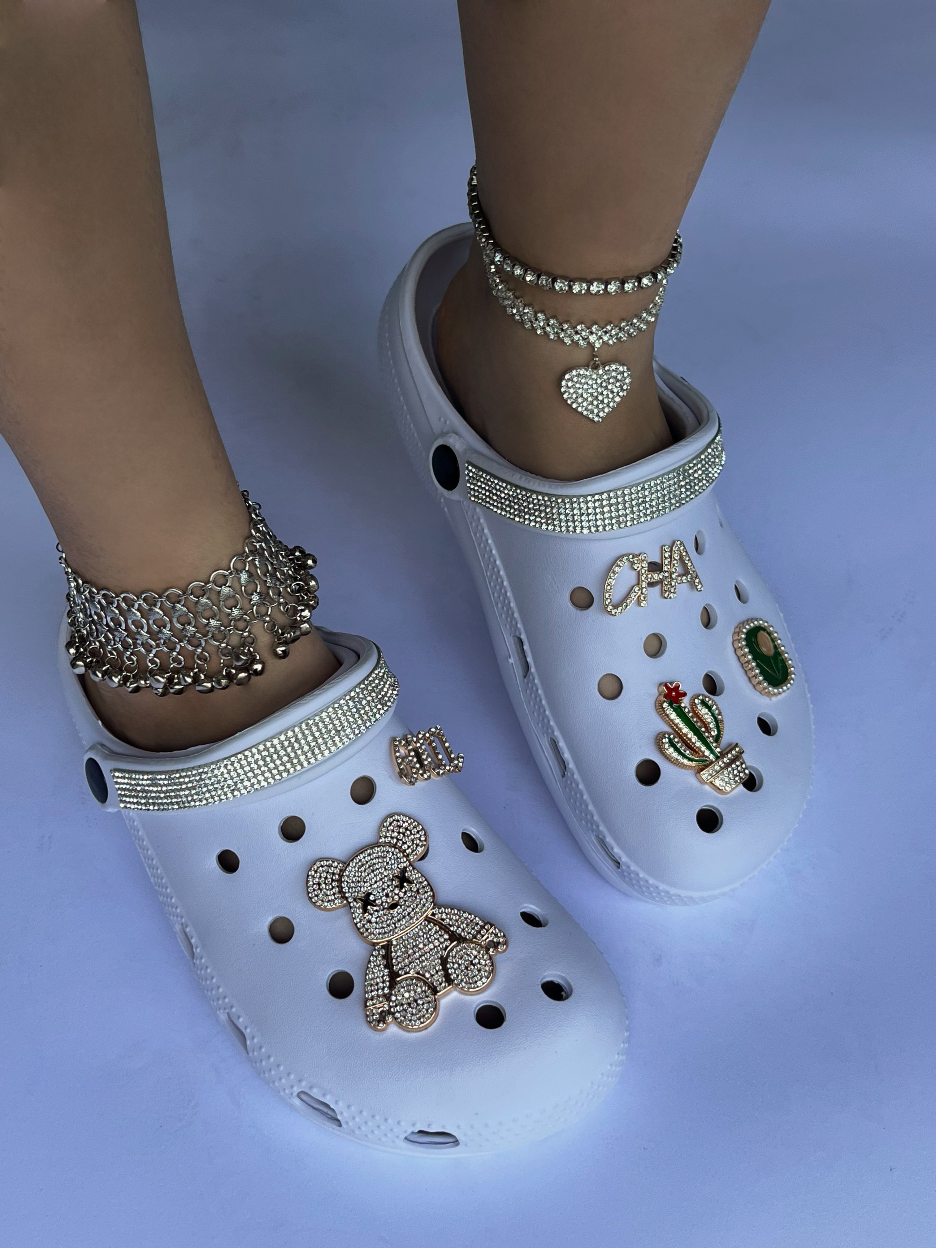 Cactus accessories high-heeled hole shoes women's summer slope heel thick bottom hole shoes women's shoes 24