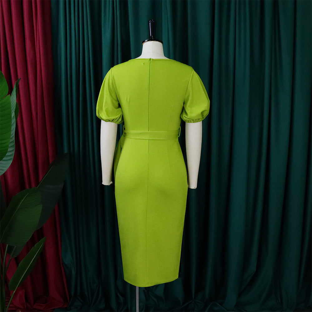 Women's High Waist Chic Plus Size African Dress 8