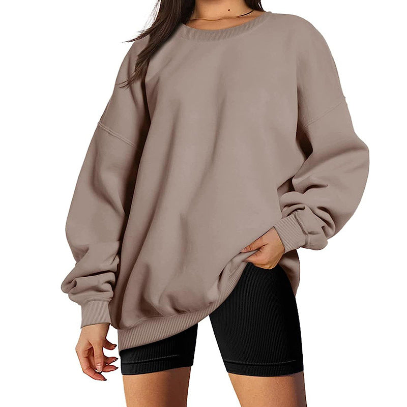 Women's Spring Casual Long Sleeve Tops Fashionable Loose T-Shirt 8