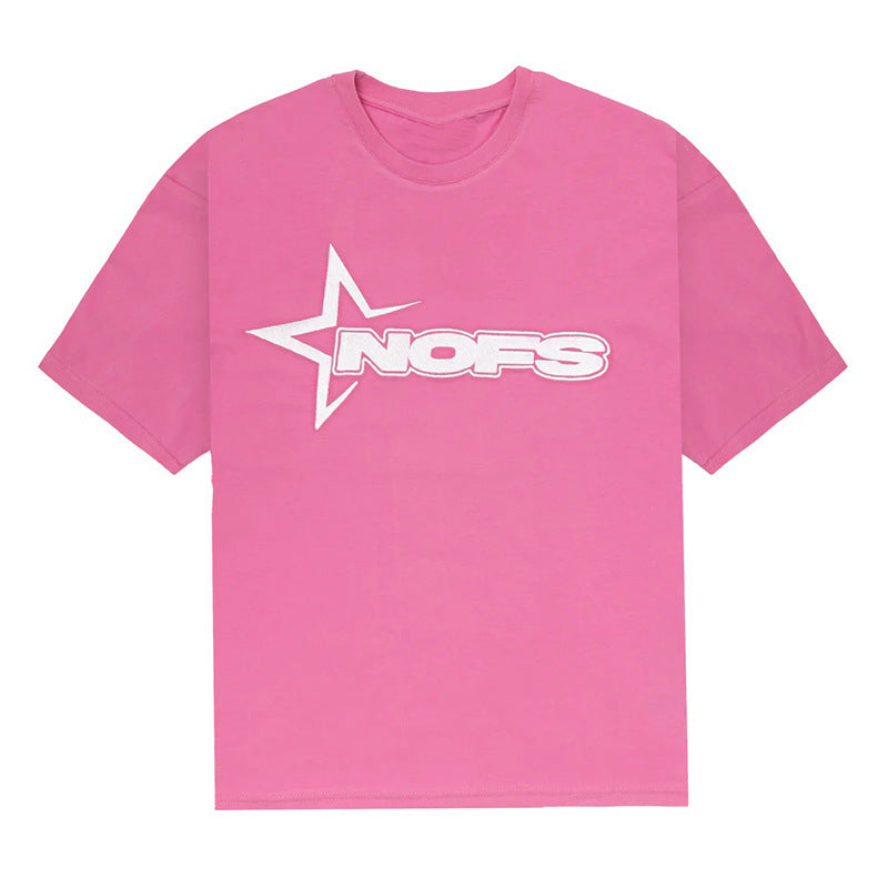 Men short-sleeved Letter print Top and Shorts 25