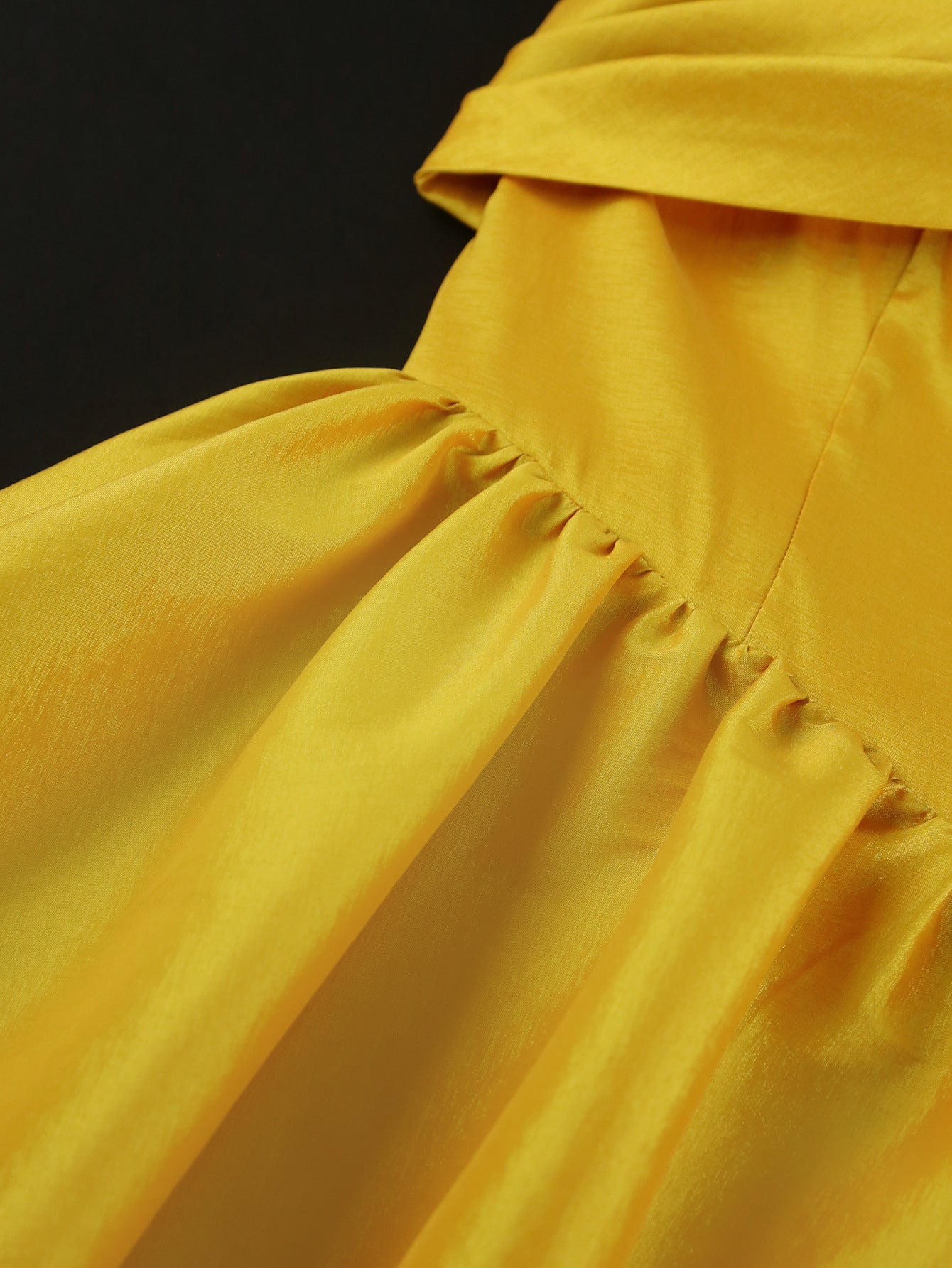 Floral Strapless Mini Dress Sexy Elegant Gold Party Gown 10