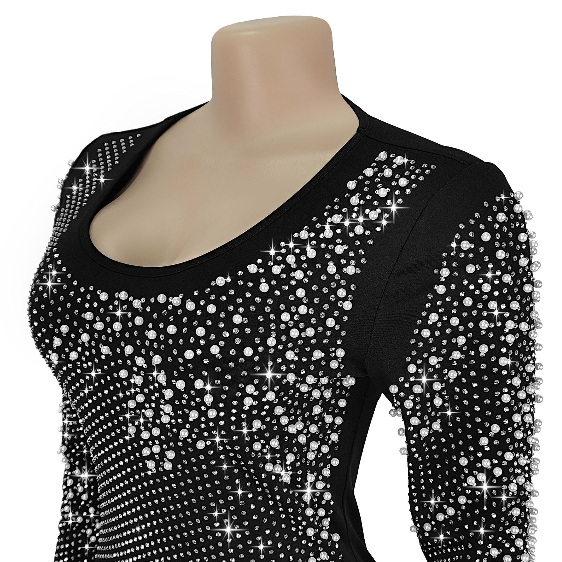 Women Beaded bubble beads elegant dress 10