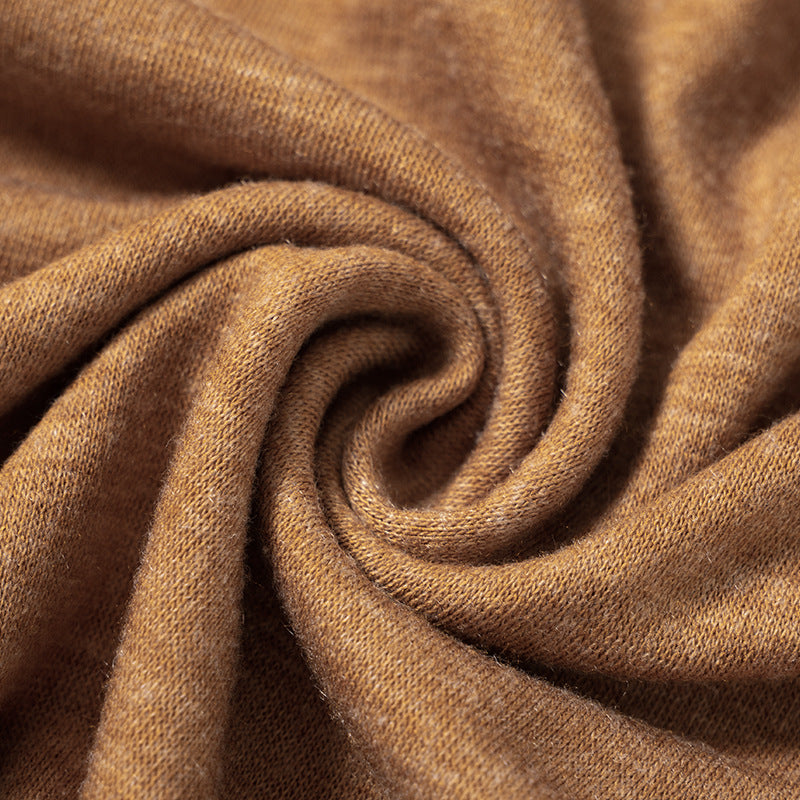 Women Autumn and Winter Long Sleeve Crop Top and Pant Casual Two-piece Set 15