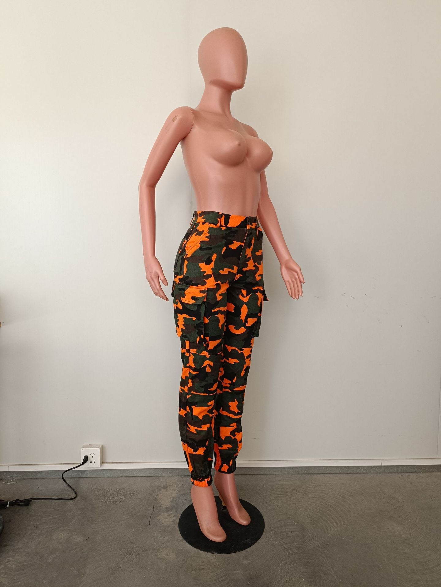 Women camouflage print trousers 23