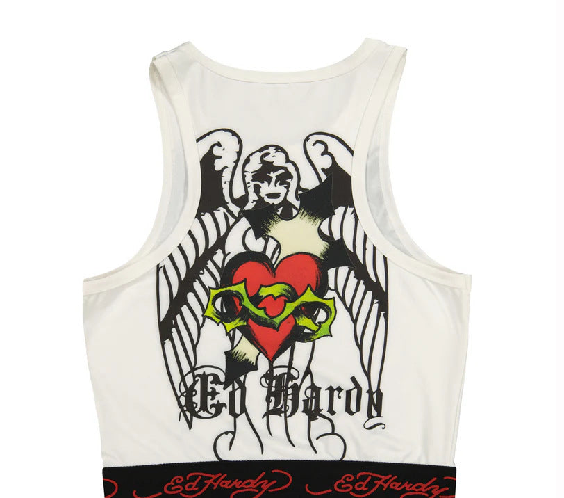 Fashion Print Vest Shorts Set 20