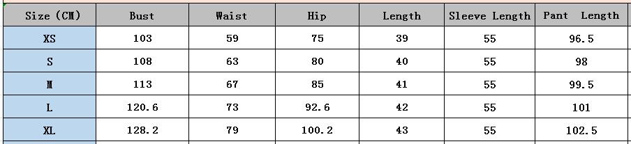 Fashionable And Sexy Long Sleeve T-Shirt Pants Two Piece Set 8