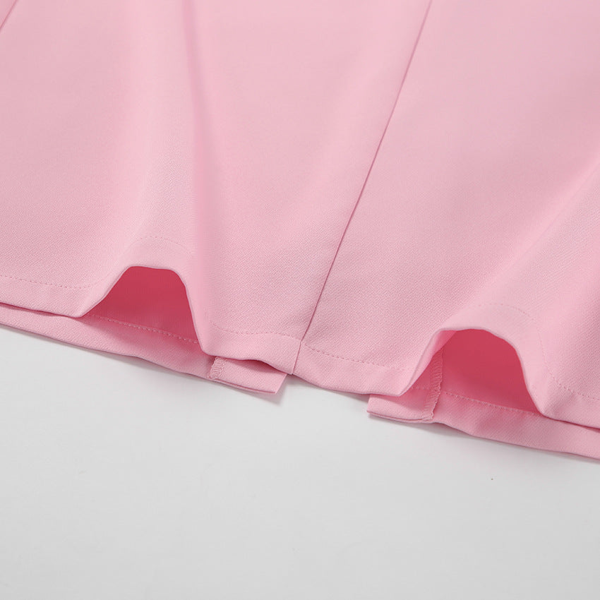 Women French Sexy Vest and Long Skirt Two-piece Set 19