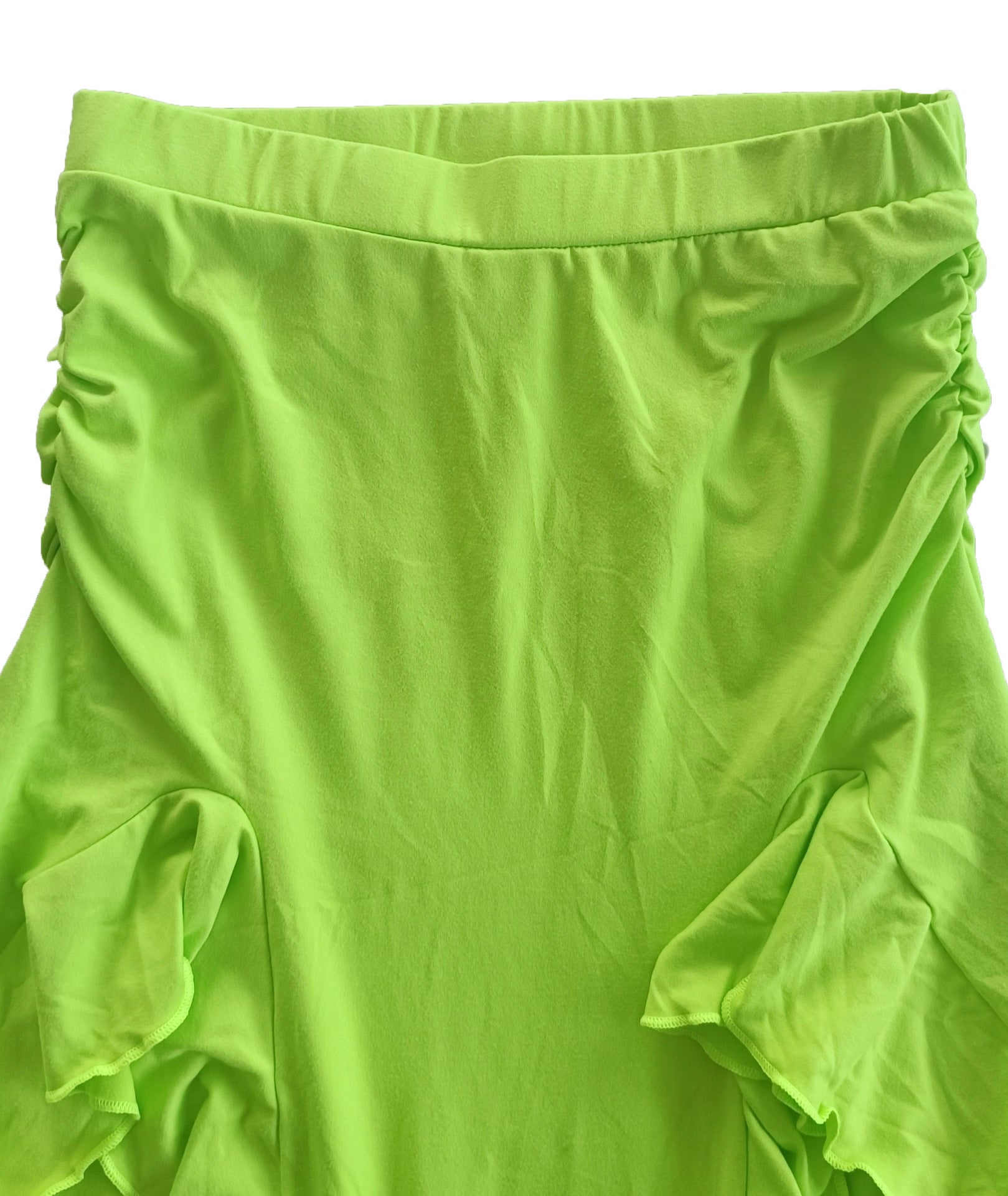 Fashionable And Elegant Solid Color Round Neck Long Sleeve Top Ruffle Skirt Two Piece Set For Women 17