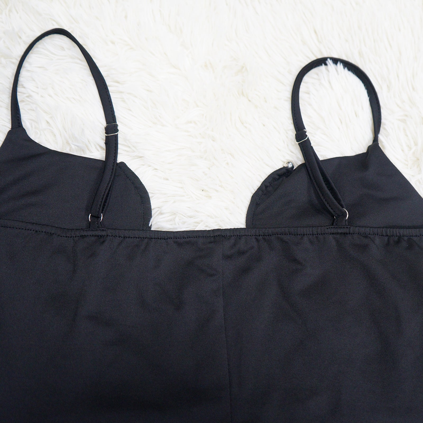 Fashionable Women's Irregular Decoration Strap Long Dress 14