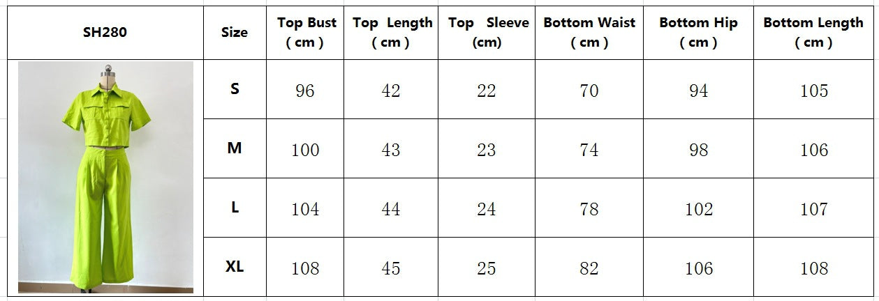 Women Summer Ladies Short Sleeve Chic Fashion Casual Women Two-Piece Pants Set 23