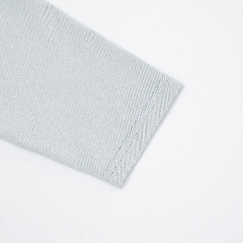 Women's Autumn Street Sexy Deep V Bat Sleeves Long Sleeve Dress 31