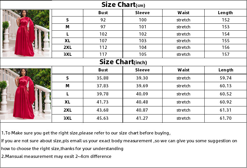 Women's Slash Shoulder Slim Waist Gown Dress 14