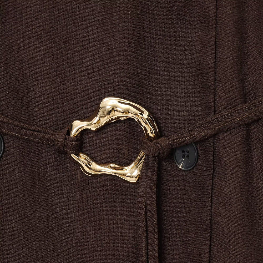 Women summer suit vest wide-leg pants two-piece set 18