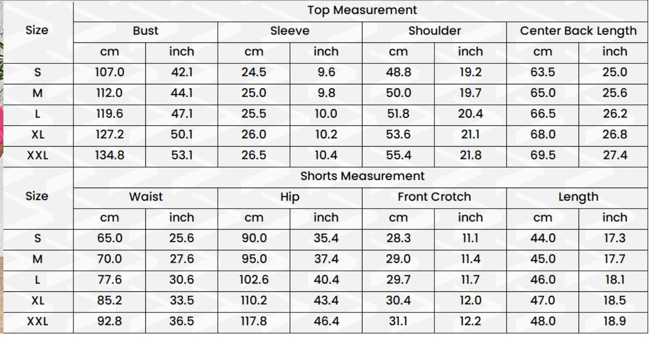 Spring Summer Casual Short Sleeve Pajamas Fashion Two Piece Shorts Set 13