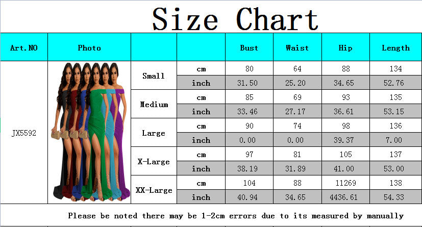 Sexy fashion nightclub wrap chest slit women's dress 27