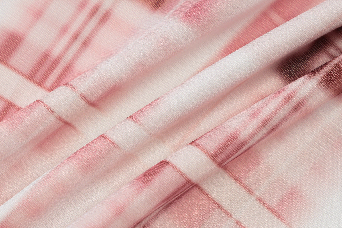 Women's Summer Mesh Plaid Print Irregular Low-Waist Skirt 14