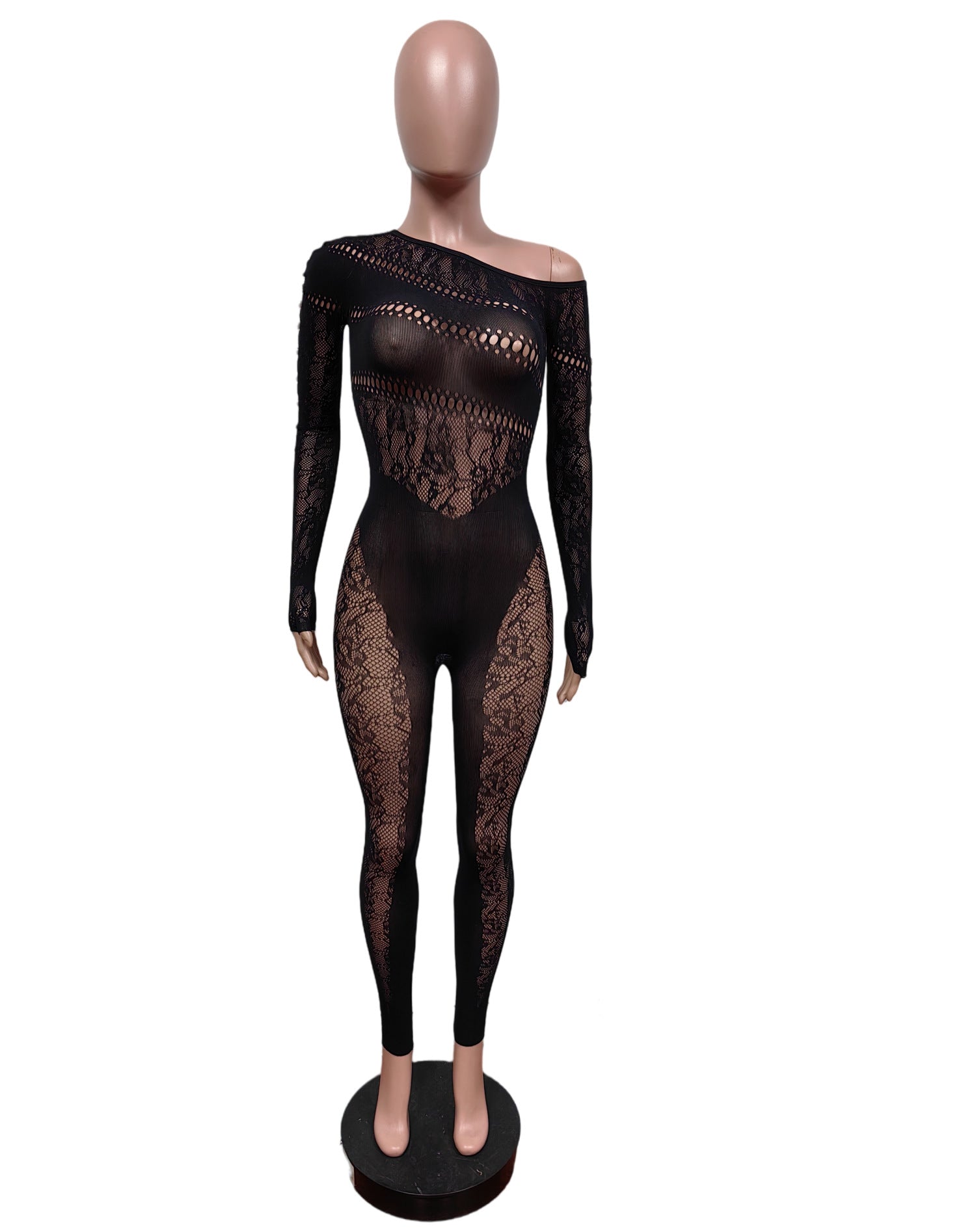 Lace Embroidery High Stretch Jumpsuit 6