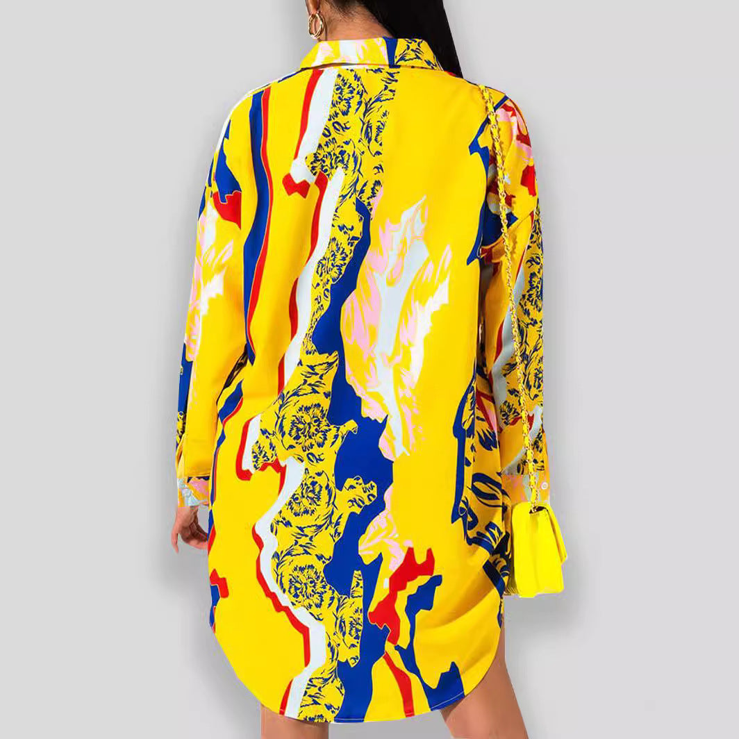 Sexy Women's Shirt Dress