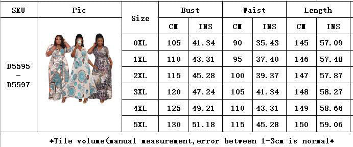 Women Casual V-Neck Leaf Geometric Print Dress 10