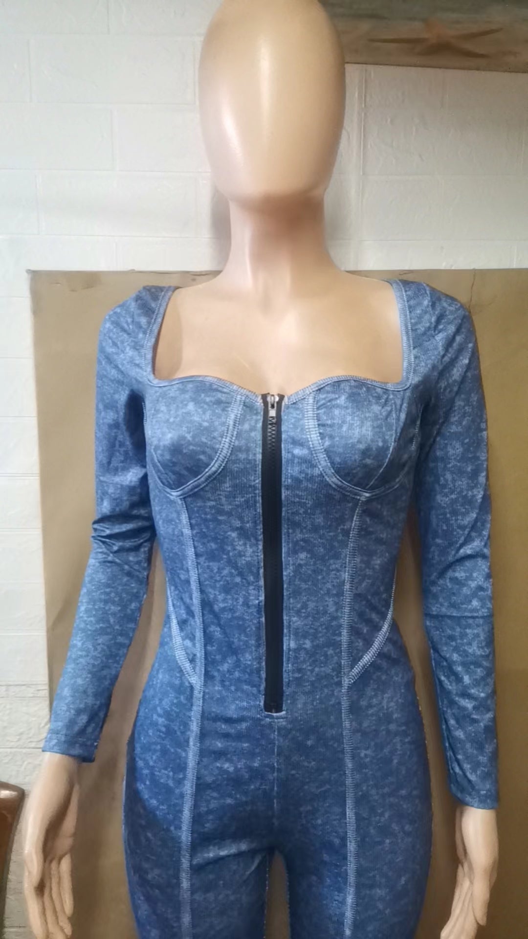 Women Sexy Ribbed Stretch Jumpsuit 11