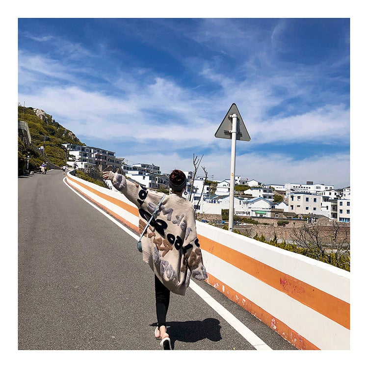 Women Fall/Winter Style Casual Button V-Neck Sweater 23